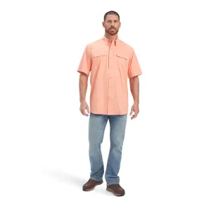 Ariat Men's Venttek Outbound Classic Fit Peach Pink Shirt