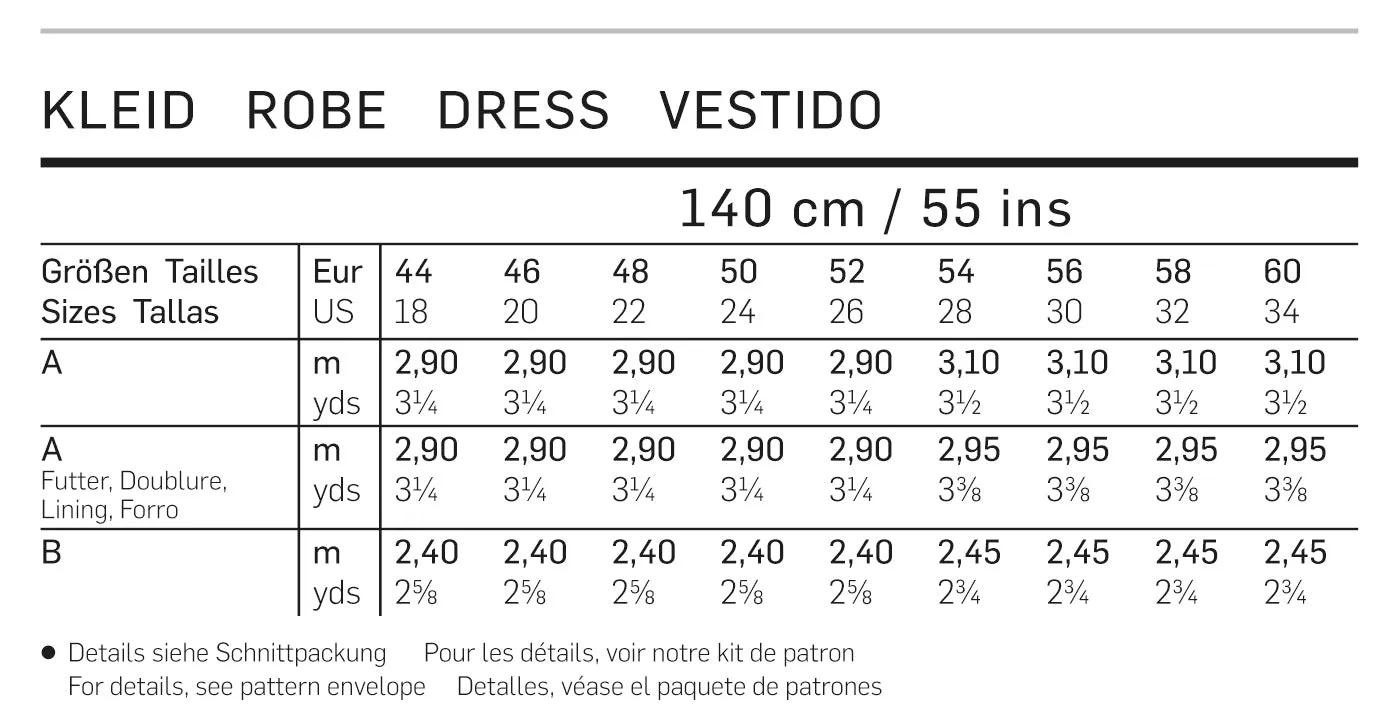Burda Pattern 7100 Misses' Dress (34-50)