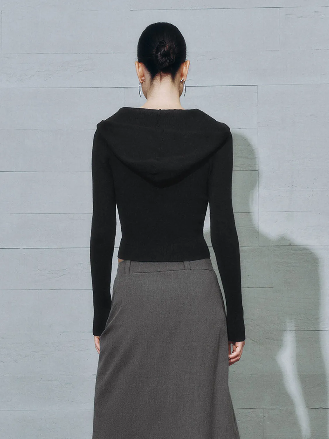 Hoodie Knitted Cardigans