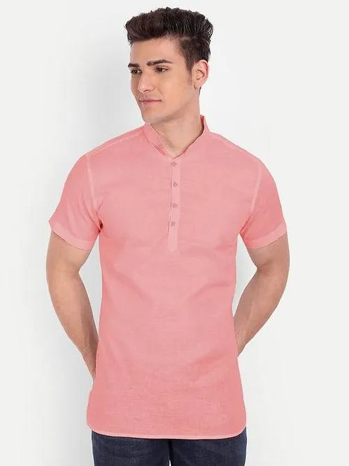 Men's Casual Cotton Shirts - Short Sleeve