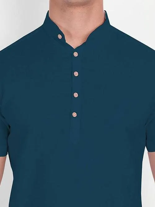 Men's Casual Cotton Shirts - Short Sleeve