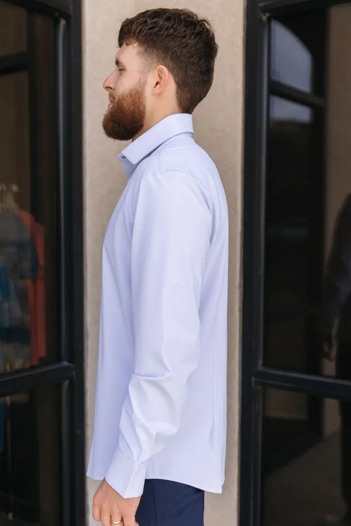 Mizzen & Main Leeward Dress Shirt, Lilac Straton Check