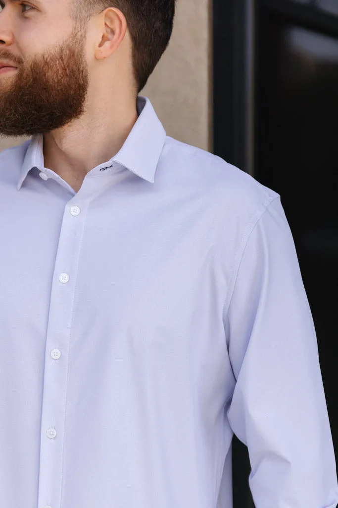 Mizzen & Main Leeward Dress Shirt, Lilac Straton Check