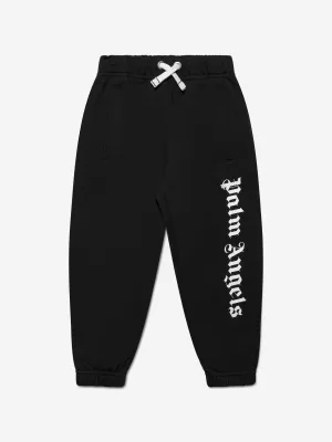 Palm Angels Boys Classic Overlogo Joggers in Black