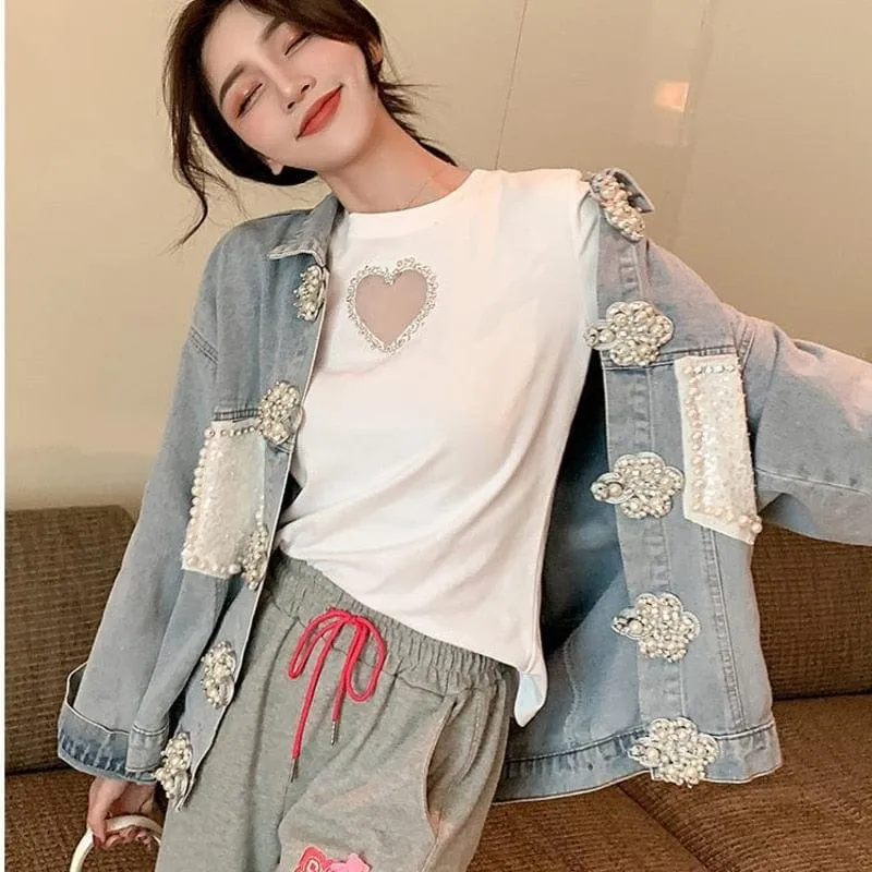 Selena Vintage Embroidered Denim Jacket