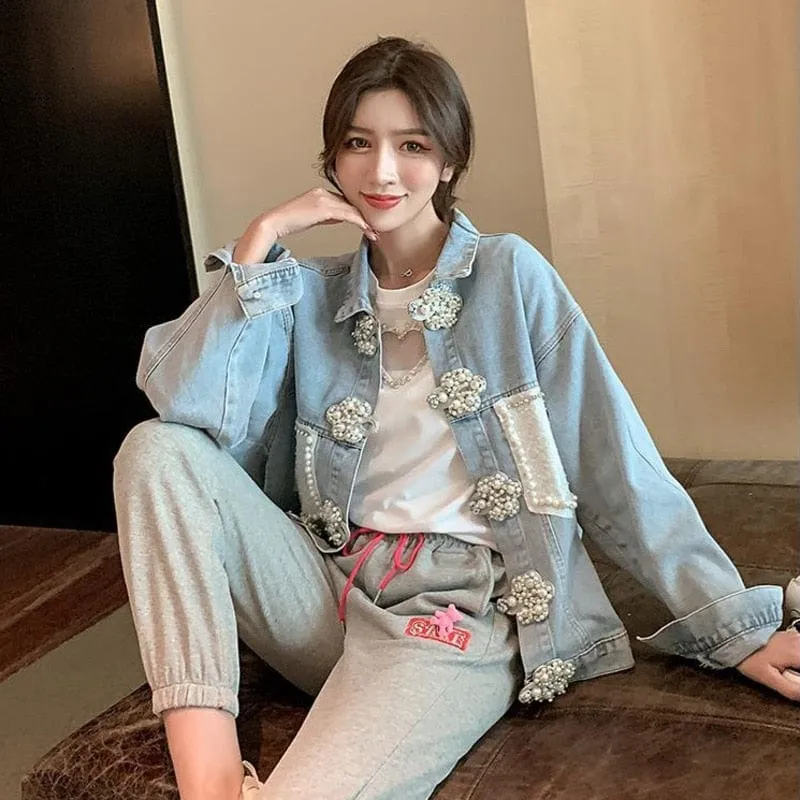 Selena Vintage Embroidered Denim Jacket