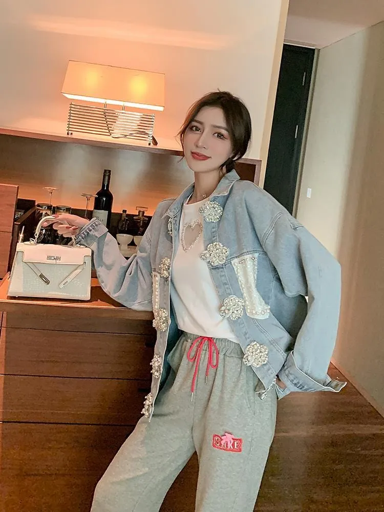 Selena Vintage Embroidered Denim Jacket