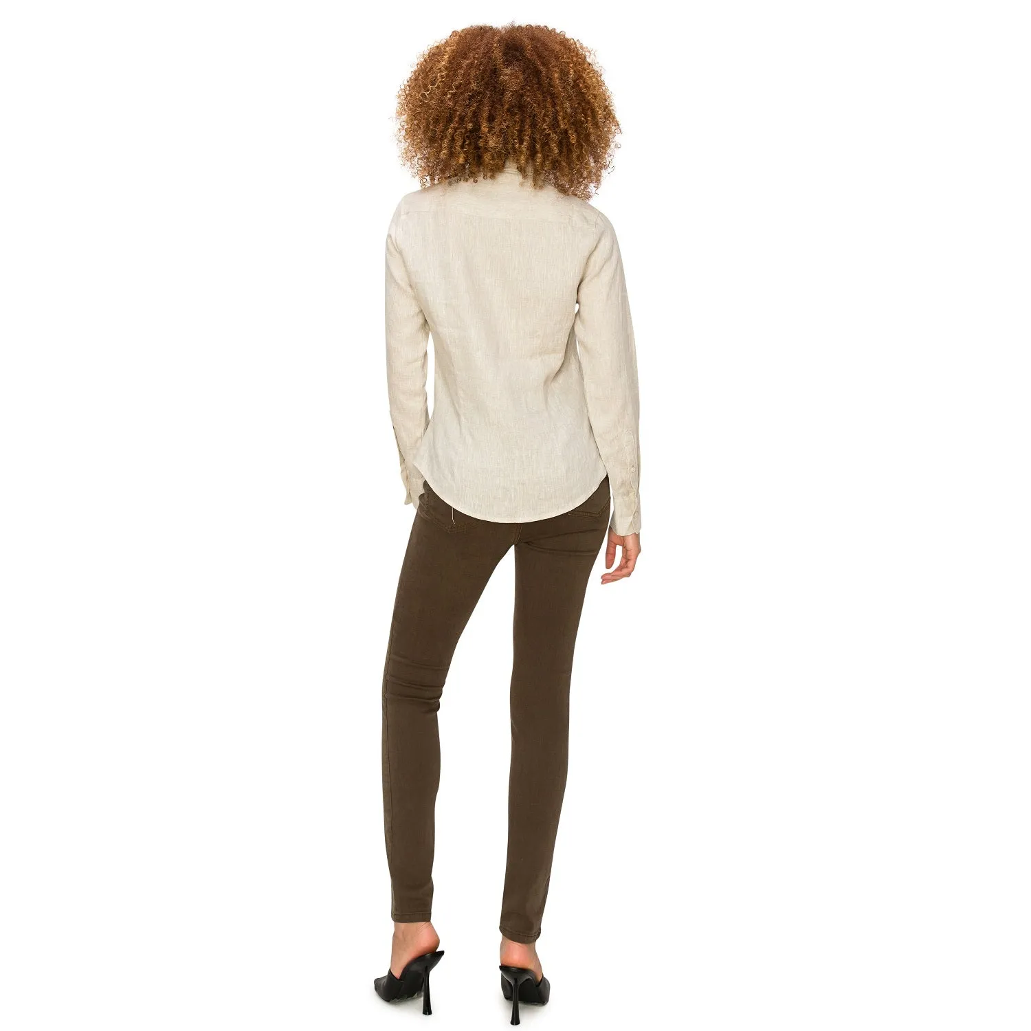 Soft Stretchy High Rise The Everyday Skinny Jeans - Brown