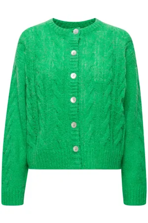 Sophia Wool/Alpaca Blend Cardigan - Fern Green