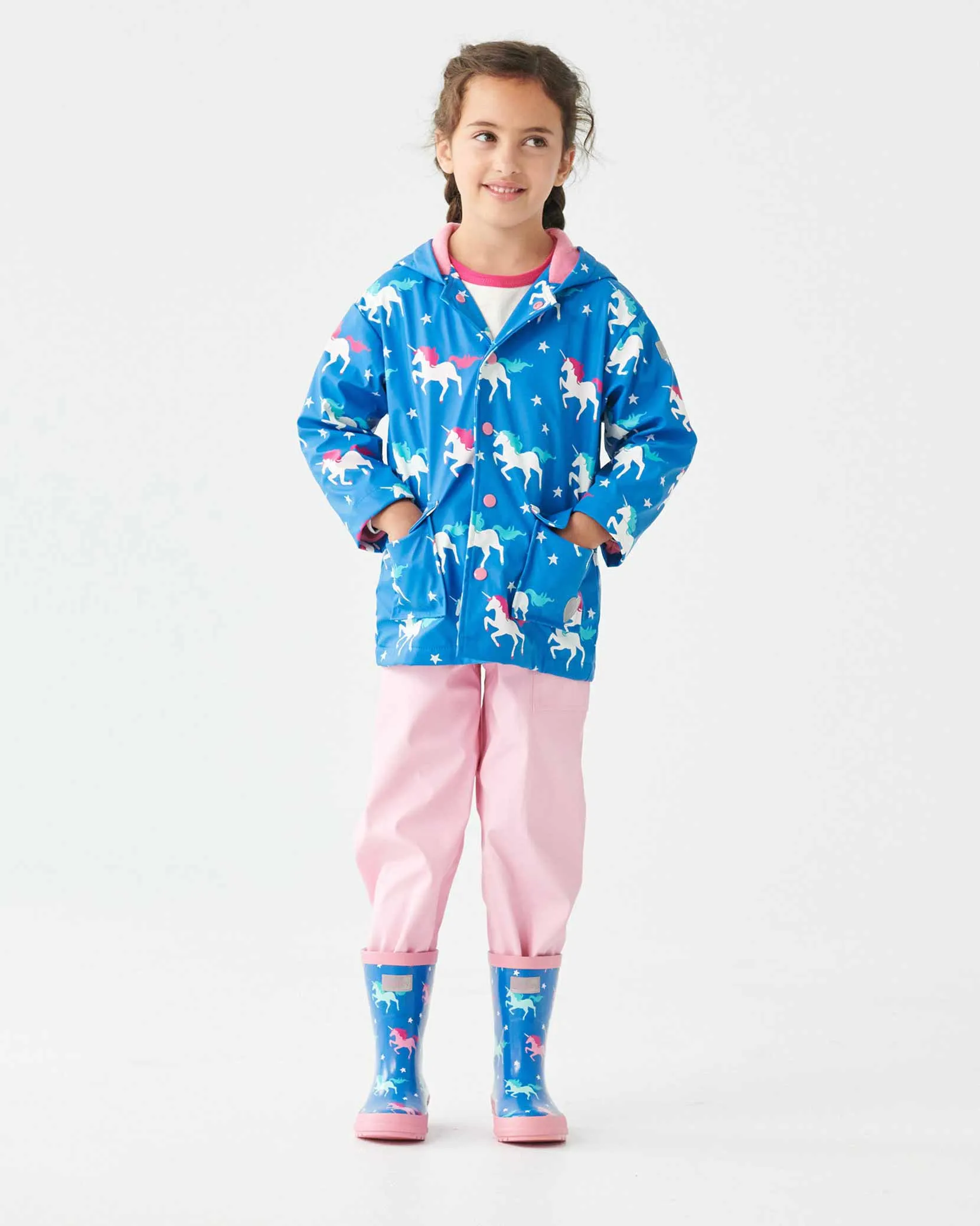 Twinkle Unicorns Colour Changing Raincoat