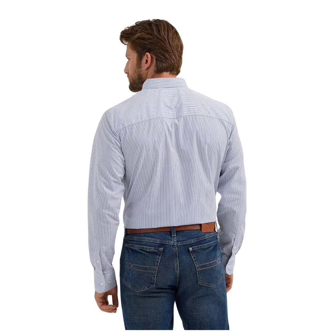 Wrangler Men's Cody Johnson Blue Stripe
