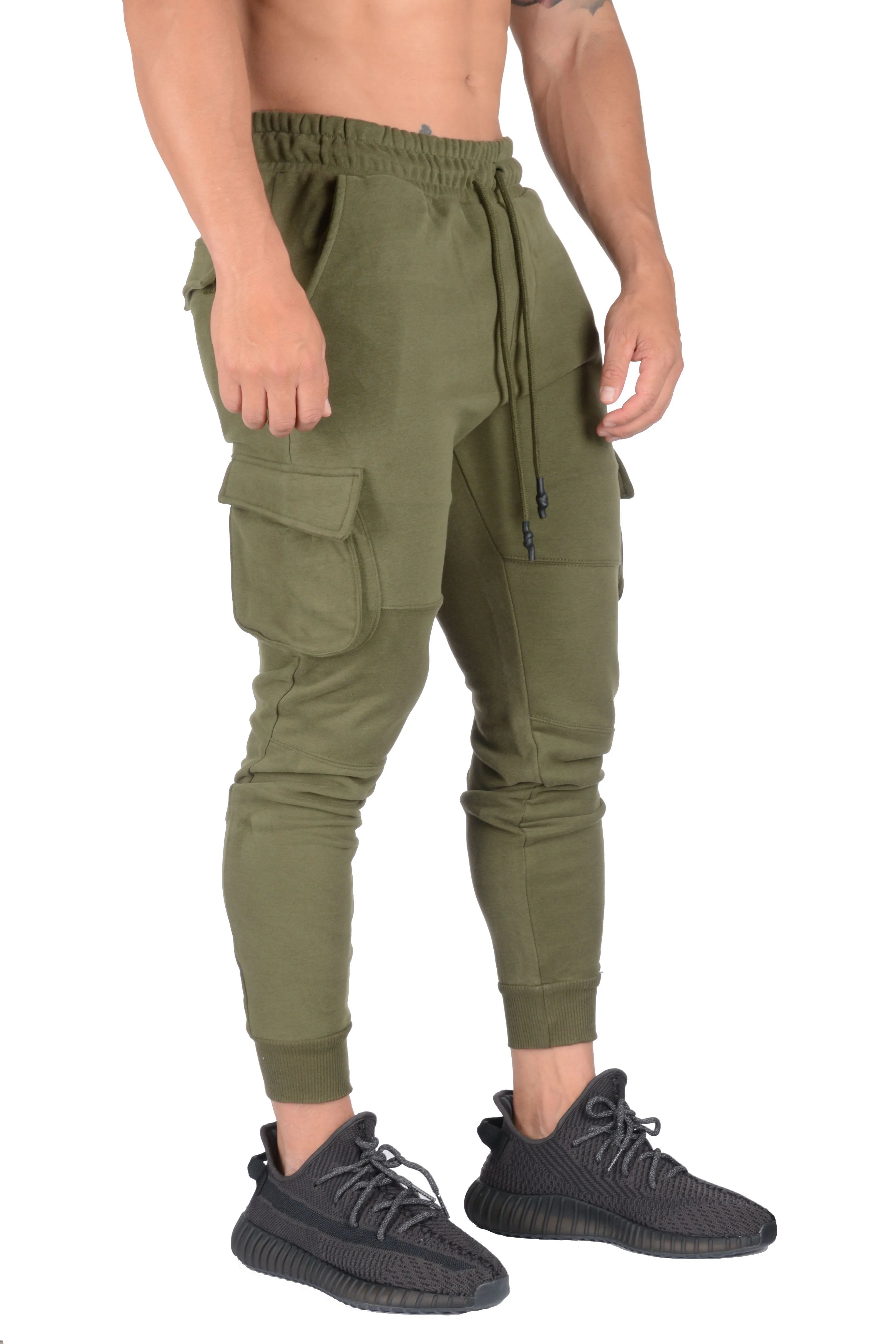 YoungLA Fitted Cargo Joggers w/ 6 Pockets 203