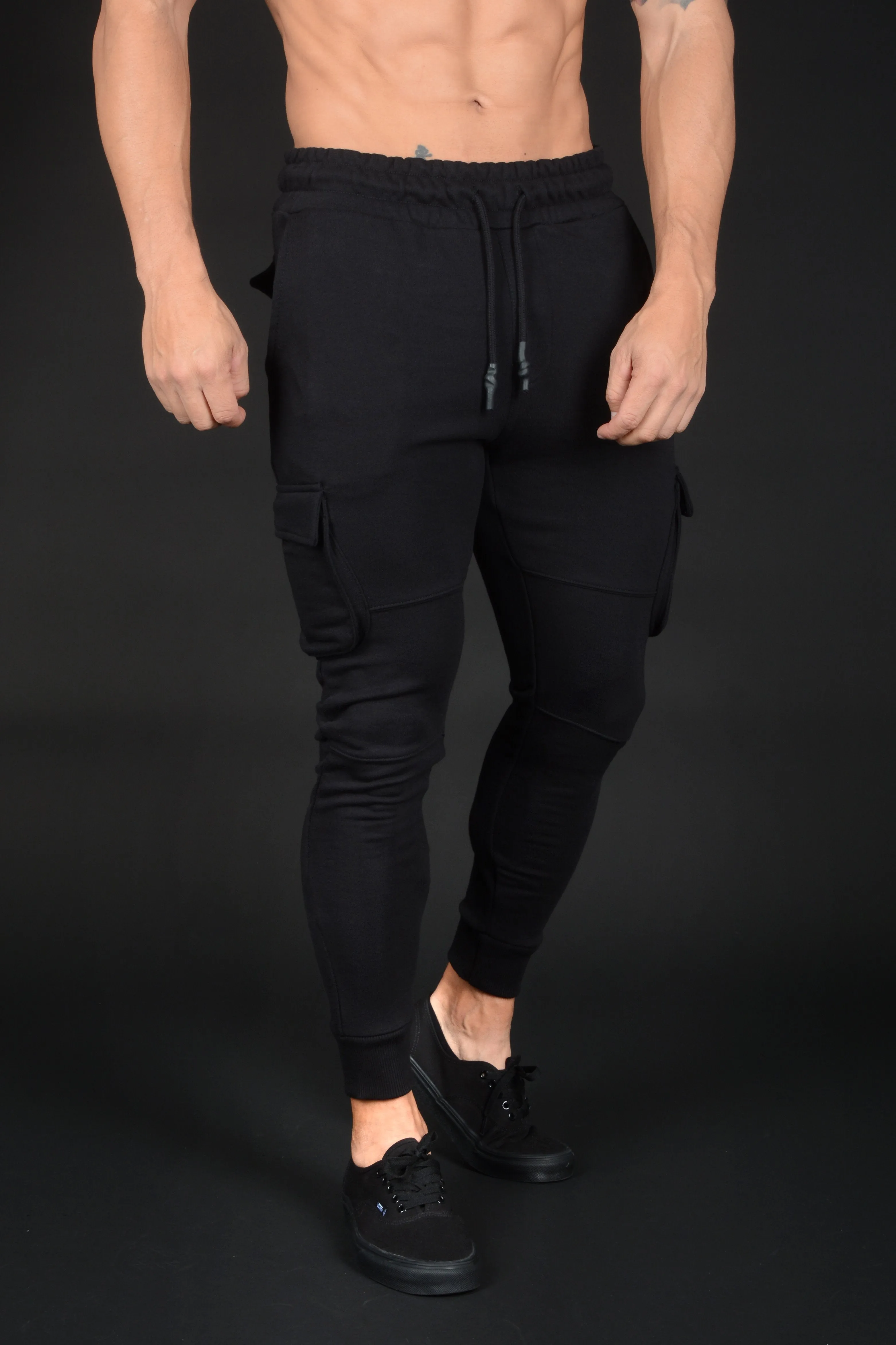 YoungLA Fitted Cargo Joggers w/ 6 Pockets 203